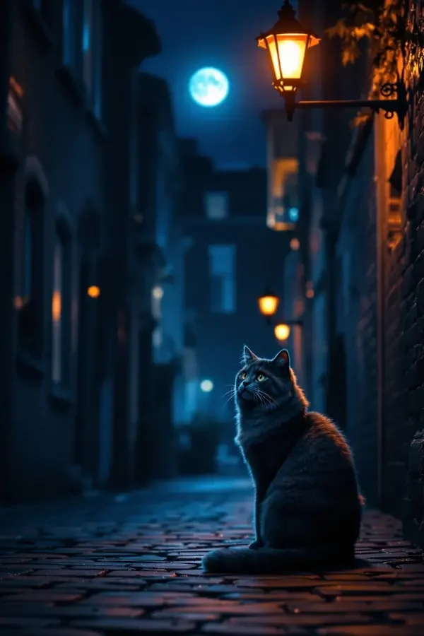 路灯下的猫 爱橙影院 海报